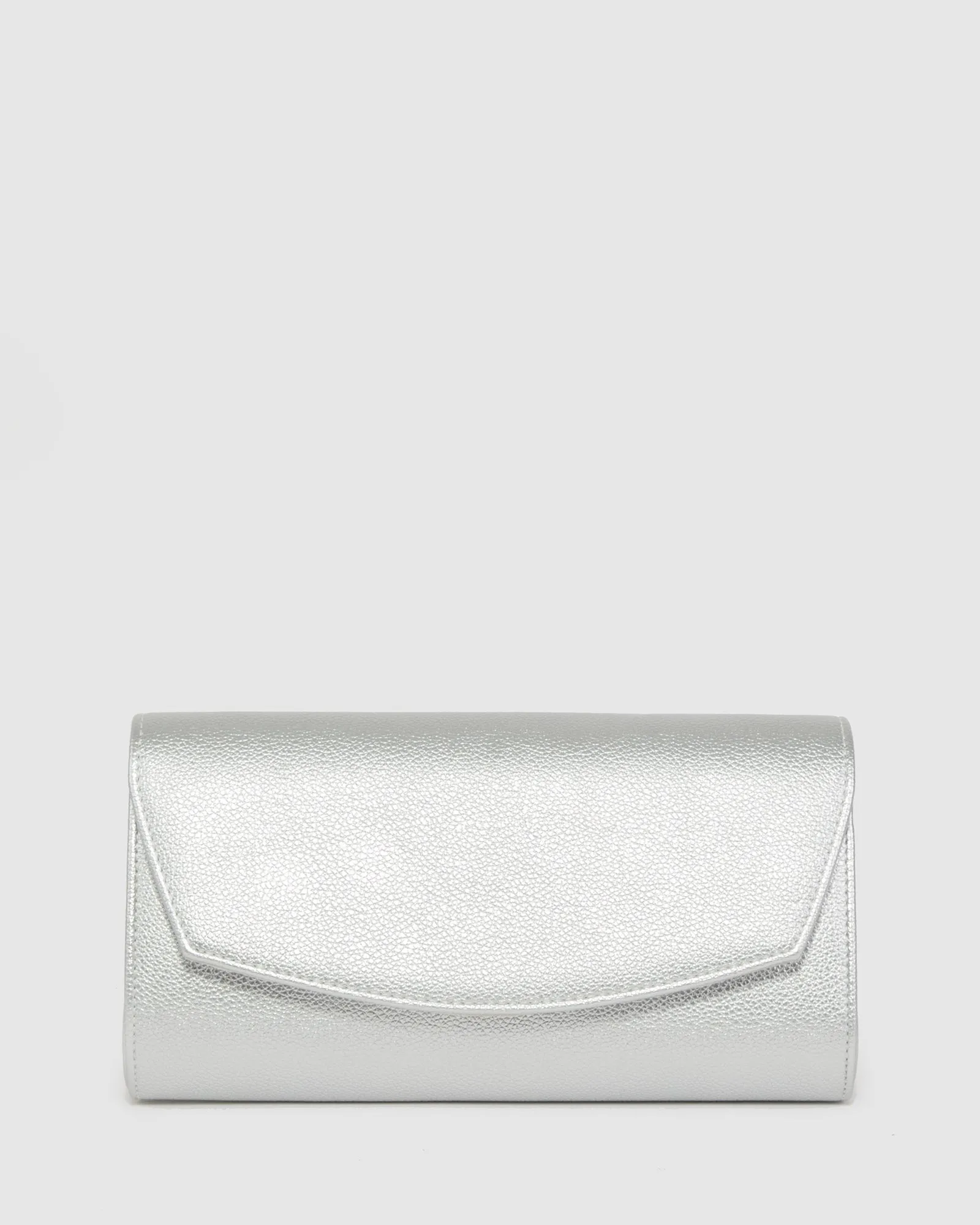 Silver Sammi Evening Clutch Bag