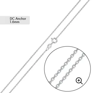 Sterling Silver Diamond Cut Anchor Chain