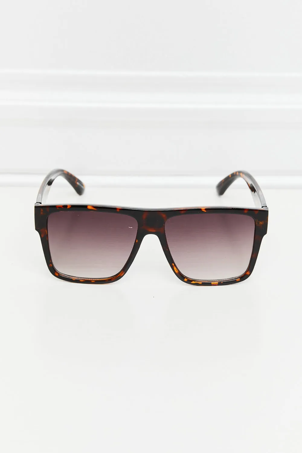 Tortoiseshell Square Full Rim Sunglasses
