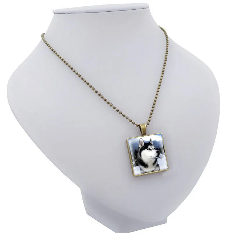 Vintage Necklaces Siberian Husky