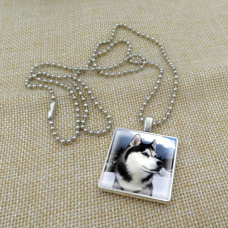 Vintage Necklaces Siberian Husky