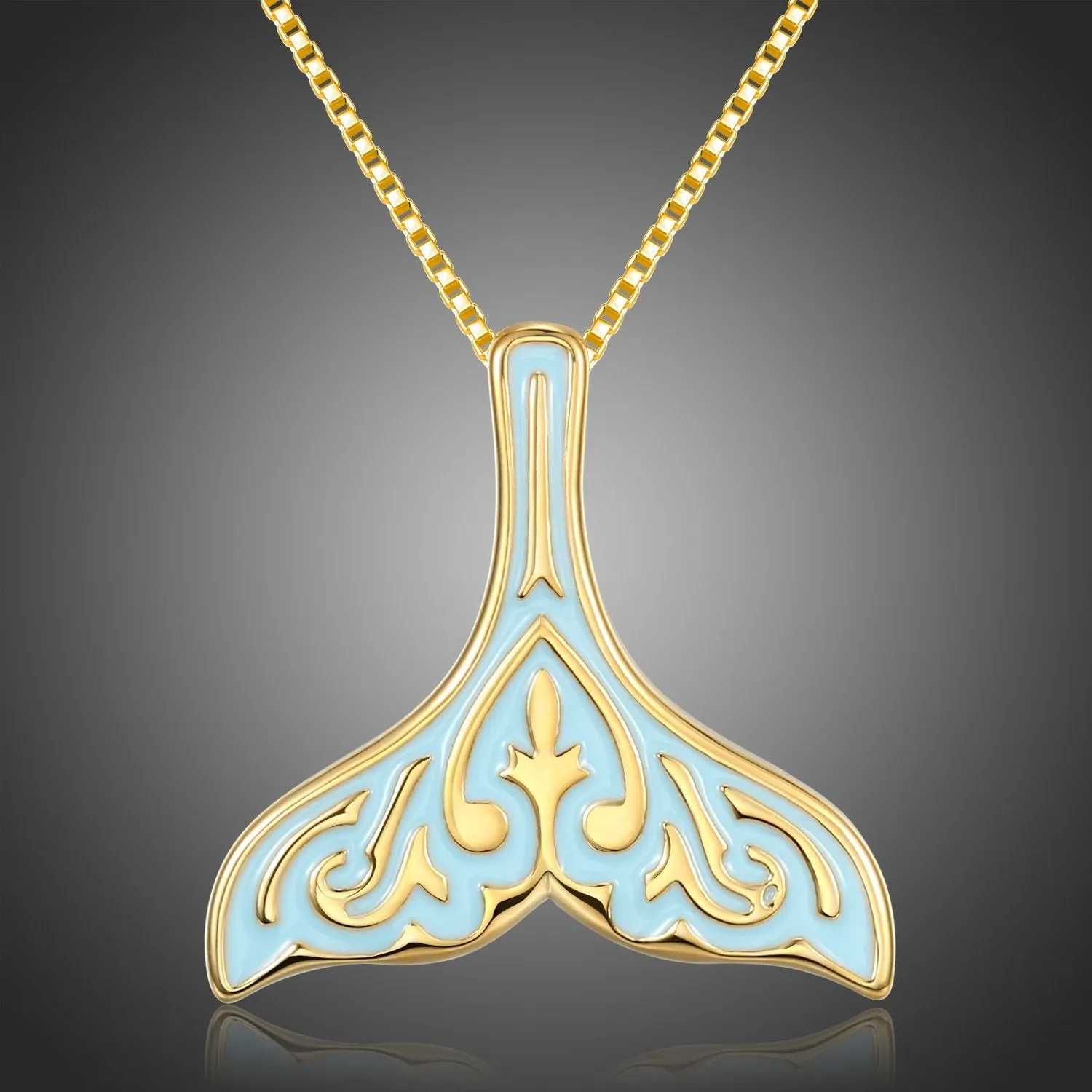 Whale Fluke Pendant Necklace KPN0279