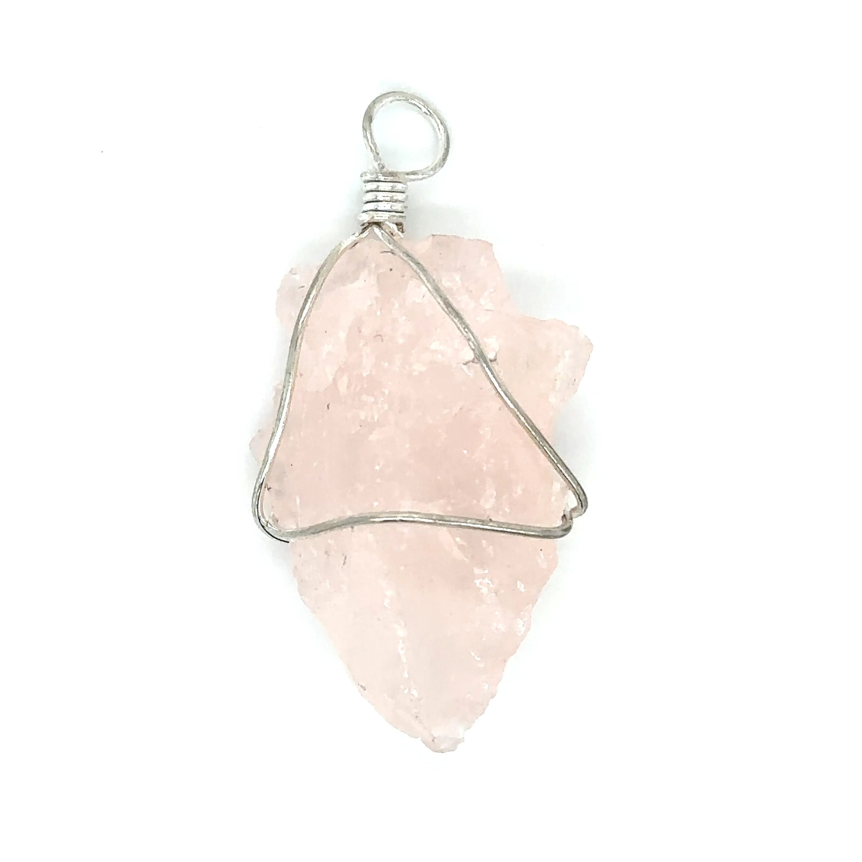 Wire Wrapped Stone Arrowhead Pendants