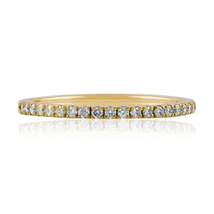 Yellow Gold Lab-Grown Diamond Wedding Band